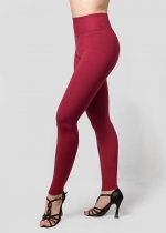 Legging basic burdeos