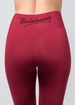 Legging basic burdeos