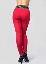 Leggings waist rojo