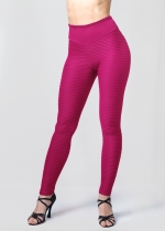 Leggings textura rosa fucsia