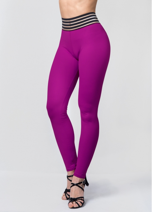 Leggins waist púrpura