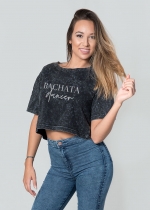 Camiseta Bachata dancer desgastada