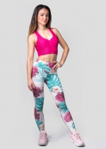 Leggings pastel flowers