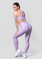 Leggings frunce lavanda