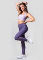 Legging textura Violeta